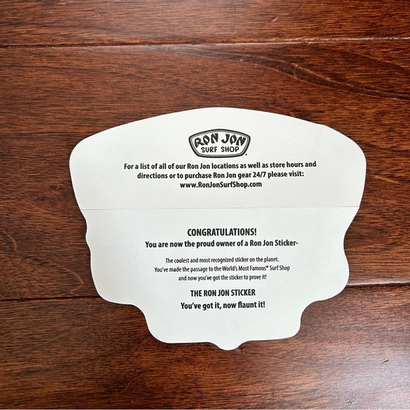 Ron Jon sticker - Picture 3 of 3